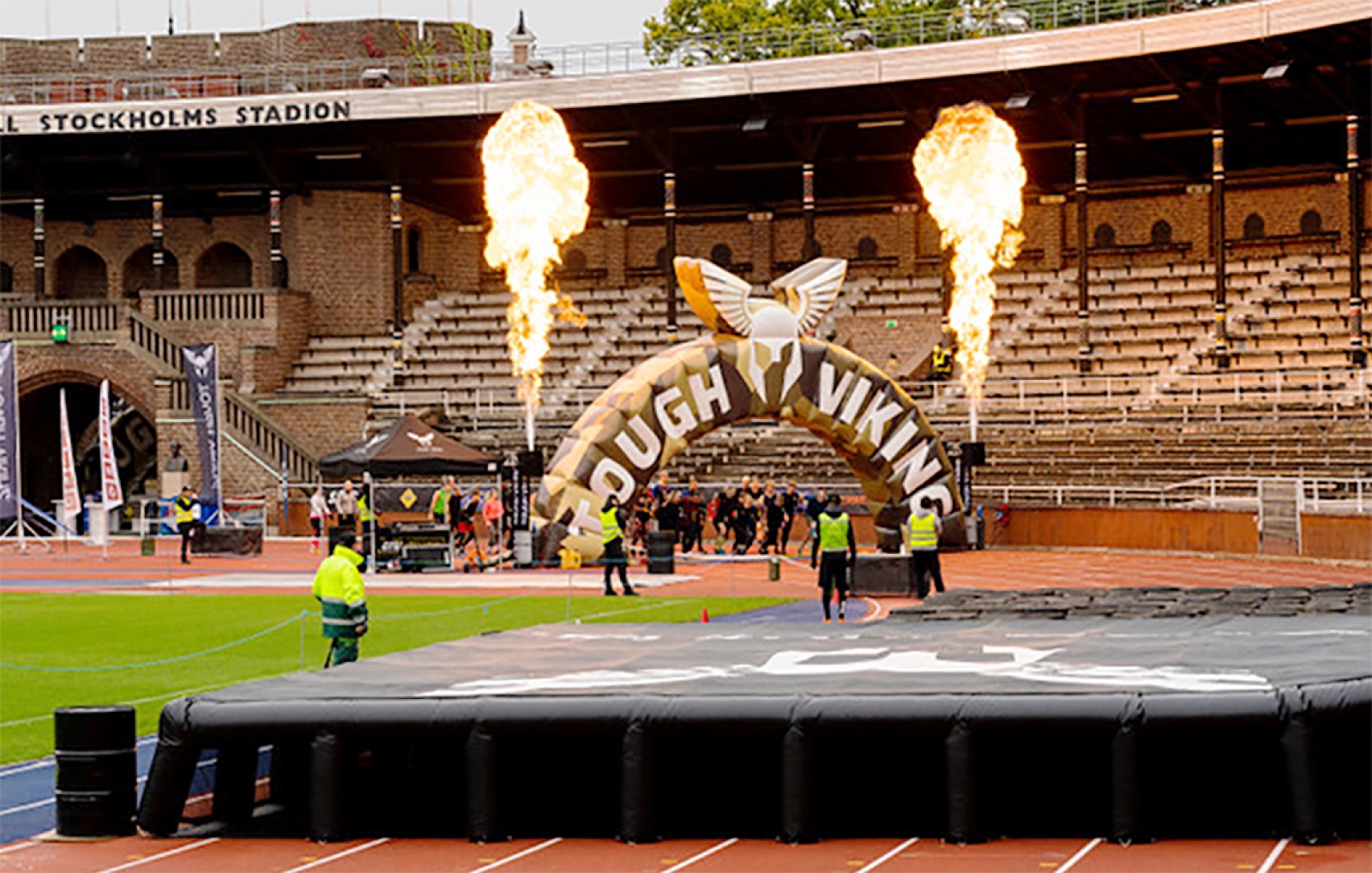 Kraftprov på Stockholms stadion