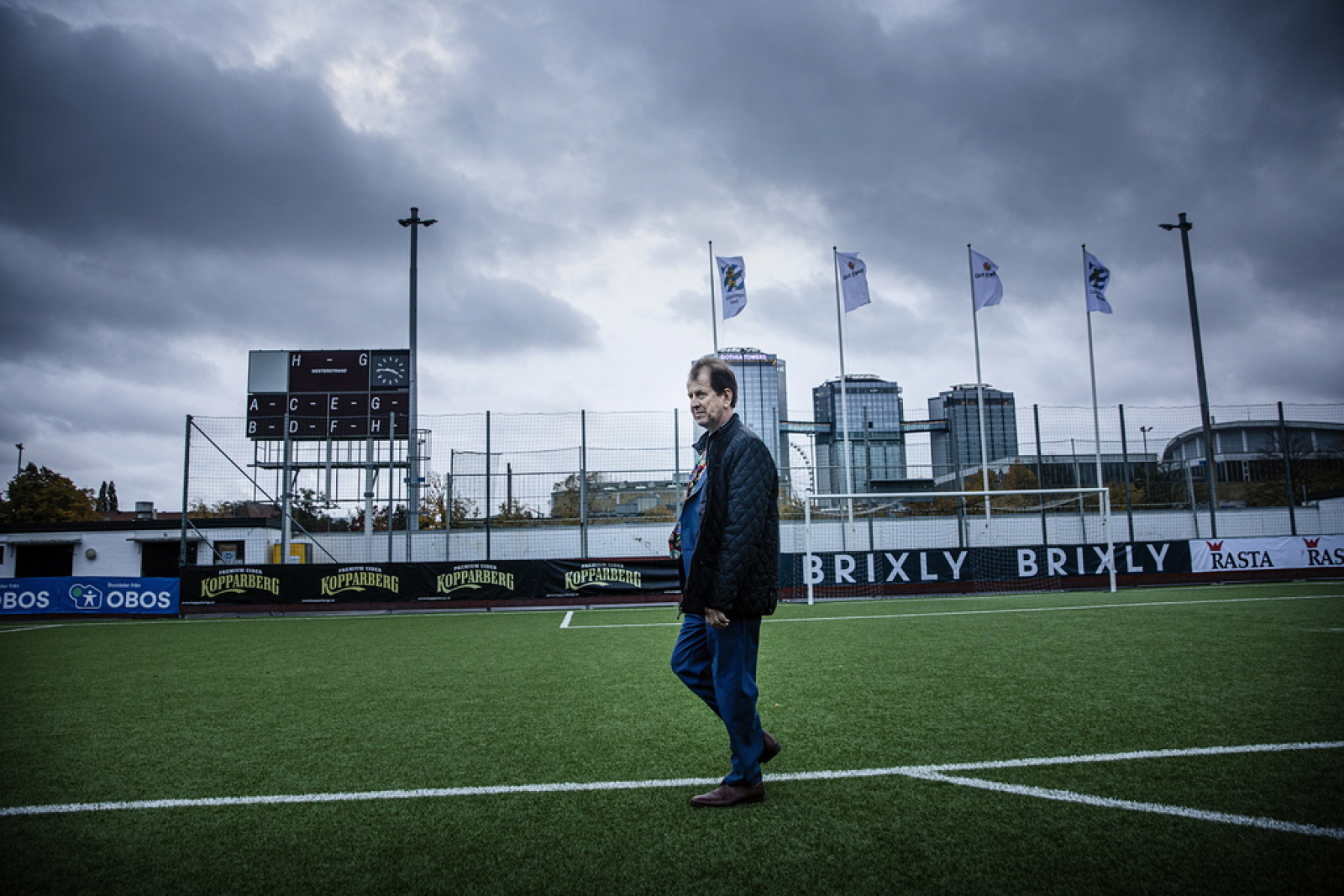 Peter Bronsman, vd och majoritetsägare på Kopparbergs bryggeri som är huuvudsponsor tll mästarlaget Kopparbergs/Göteborgs FC.