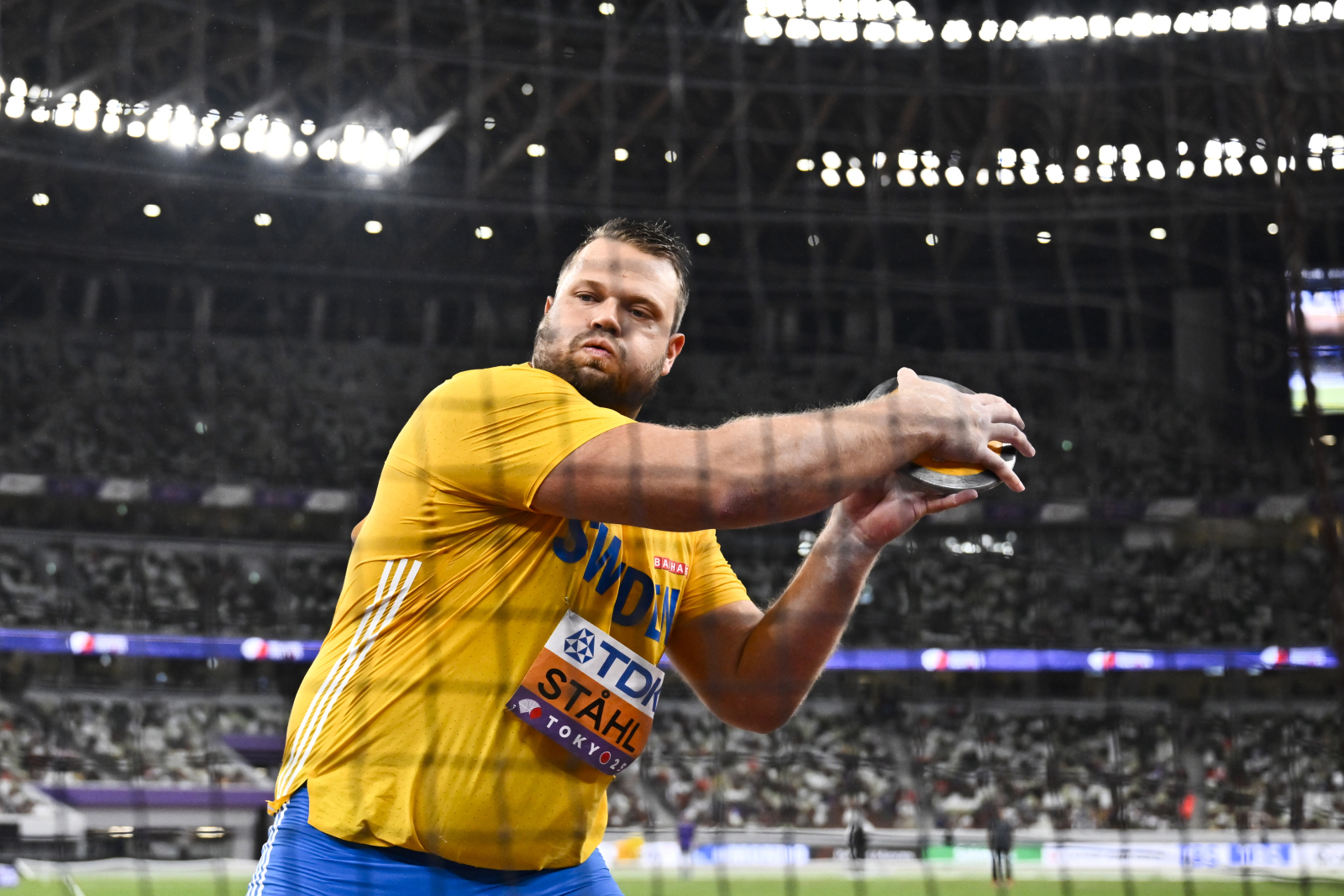 Urladdningen oxh stykebwviset på en och samma gång Och belöningen - ett nytt VM-guld. Han är ett unikum. Christine Olsson / TT