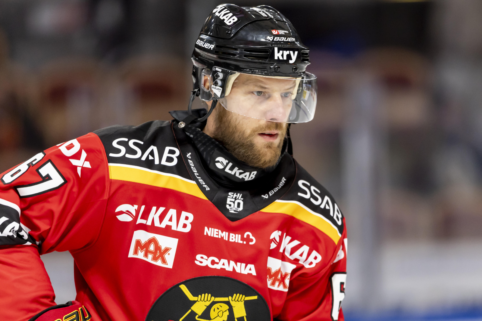 Linus Omark är tillbaka och förhoppningen är att laget vaknar med hans entre. Foto: Fredrik Sundvall / TT