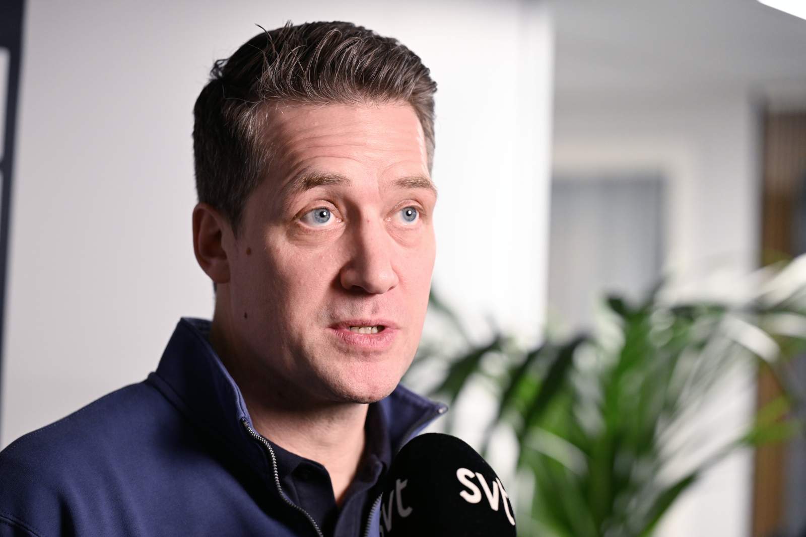 Sam Hallam har presenterat sina OS-spelare - och flera s k givna saknas. Foto: Jessica Gow / TT.