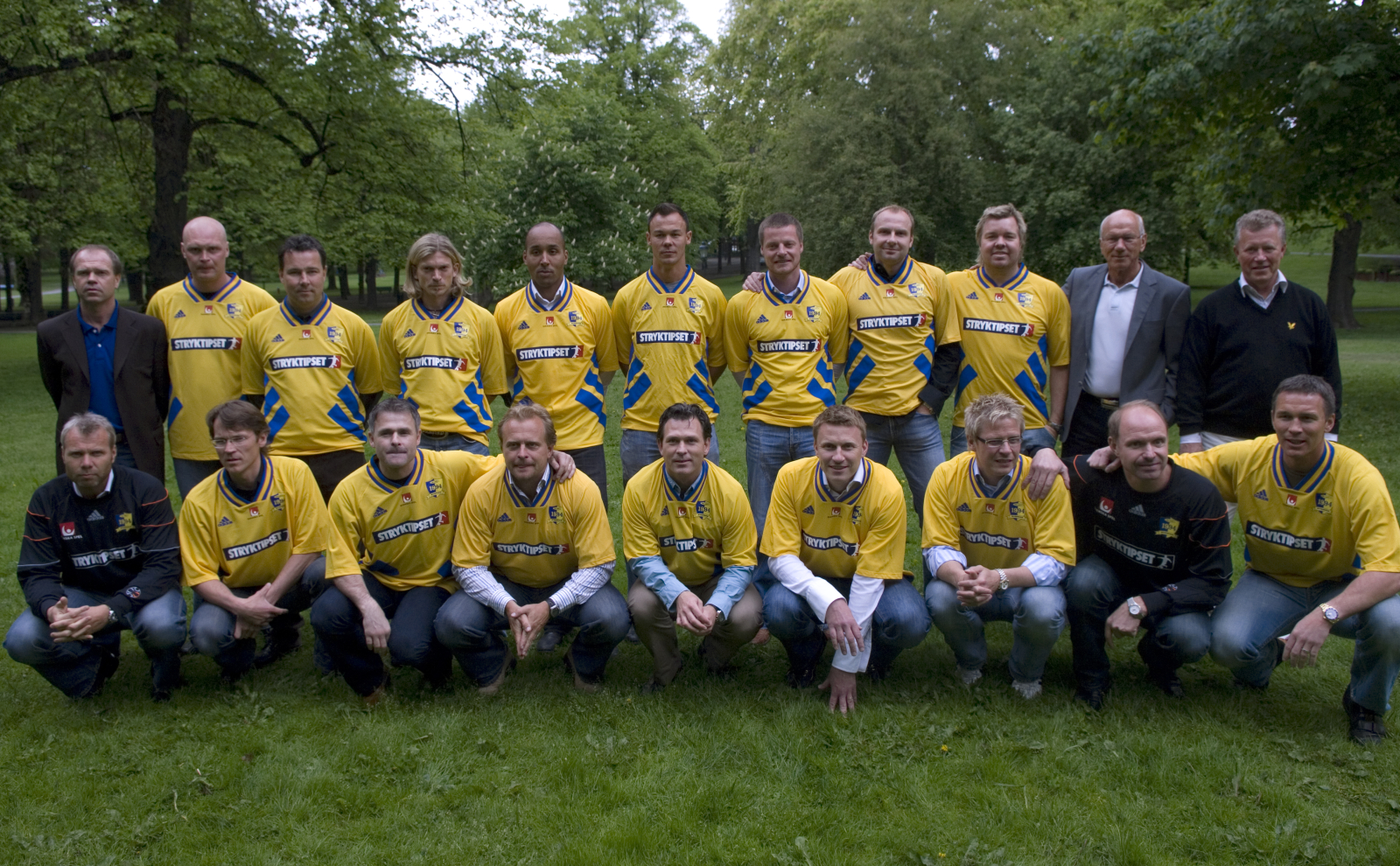 VM-laget 1994 som många svenskar fortfarande har som favoriter. Men nu kan det bli tuff konkurrens från VM-laget 2026. Foto: Leif R Jansson / SCANPIX