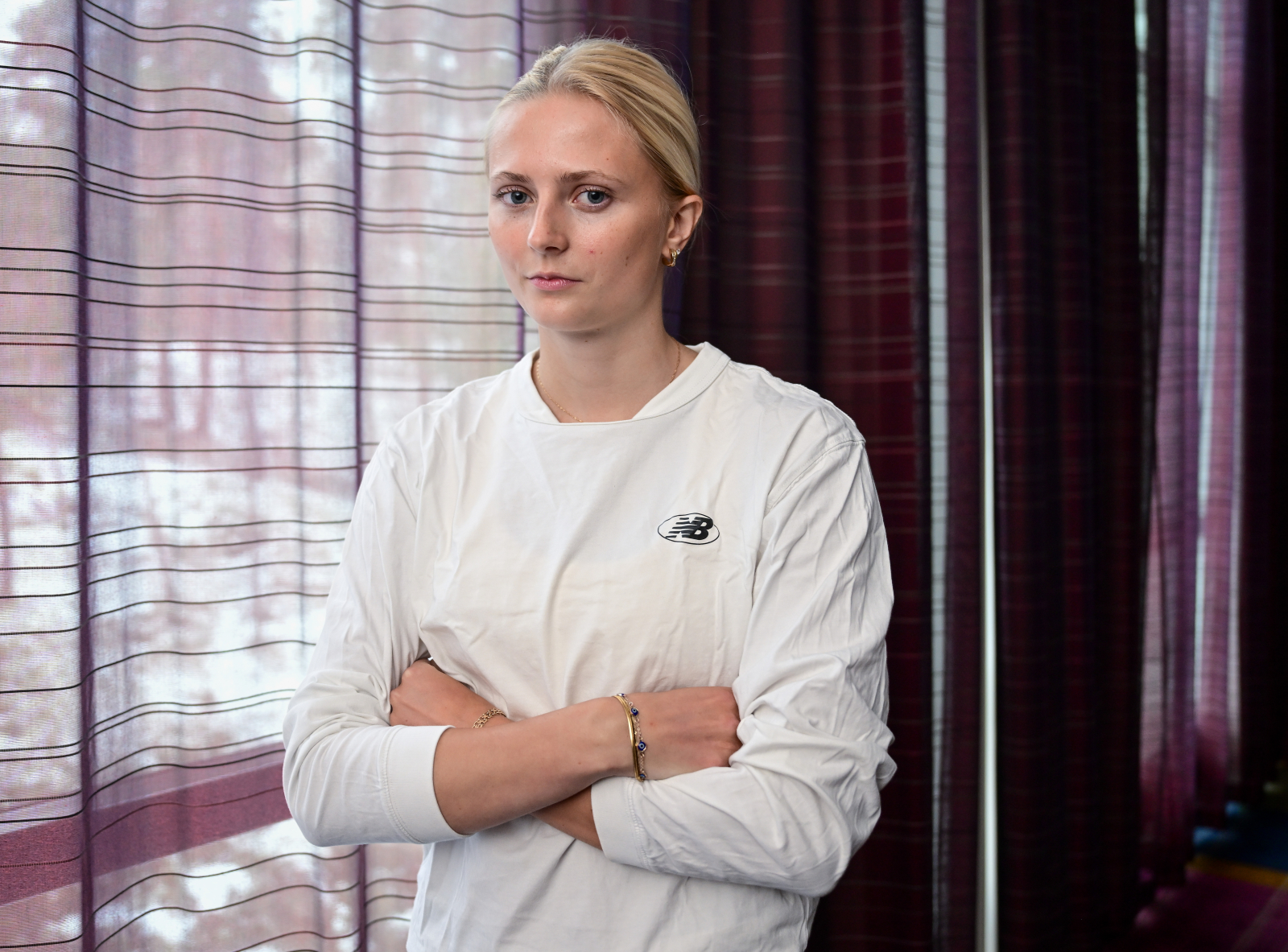 Sprintern Nora Lindahl tävlar för Finland i fortsättningen. Foto: Jonas Ekströmer / TT