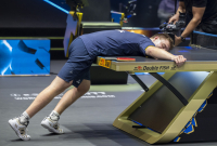 han ger allt - men så finns det en segerpott på 12 miljoner. i Hongkong där Truls Möregårdh spelar nu. Foto: Johan Nilsson, TT