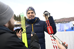 William Poromaa vill förbereda sig för Tour de Ski geom att vara hemma. Han startar inte vid Världscupen i Davos. Fredrik Sandberg / TT