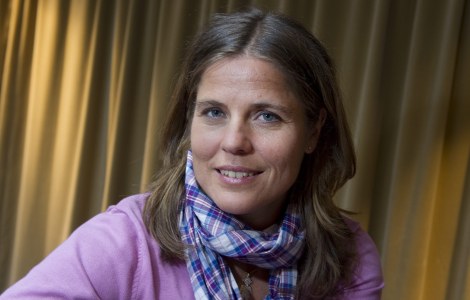 Pernilla Wiberg Bjerke, som har charmat många TV-tittare vid sina bravader i utförsåkning under 90-talet då hon togtvå OS-guld, storslalom i Albertville 1992 och kombination i Lillehammer 1994 dessutom OS-silver i störtlopp i Nagano 1998, därtill fyra VM-.guld och också stoltsera med med 10 världscupsegrar och vinnare av en totala världscupen.Foto: Jonas Ekströmer