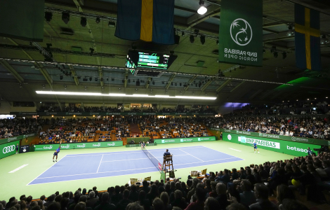 Kungliga Tennishallen lockar alltid på hösten varje år. Då är det dags för Stockholm Oppen igen och här har Världsstjärnor avlöst varandra igen. Den turnering som Sven Davisson tog initiativ till 1969. Foto: Pontus Orre / TT