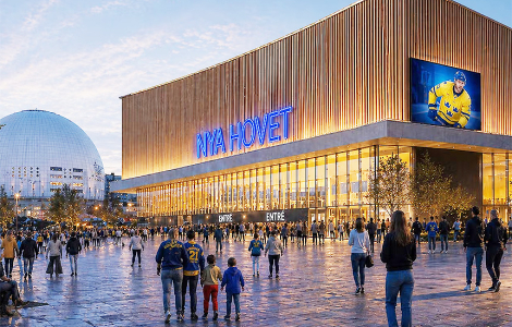 Ny Hovet med plats för 10 000 åskådare ä tänkt att bli framtidens arena i Stockholm