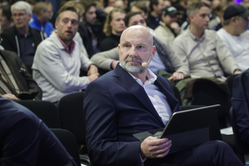 Håkan Mildh höll tt speciellt tal på IFK Göteborgs årsmöte och berörde viktiga frågor om föreningens framtid, ekonomi och styrelsens sammansättningFoto: Adam Ihse / TT