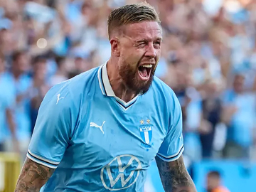 Lagkaptenen Pontus Jansson är den självklara pådrivaren i MFF Foto: Anders Bjurö