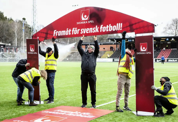 Svenska Spelet har åtminstone varit med på ett hörn någonstans när det har spelats damfotboll i Sverige