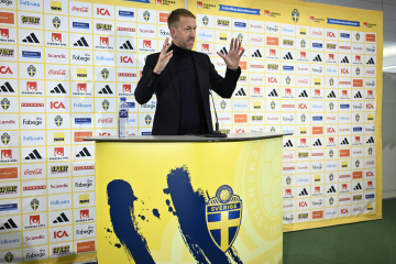 Att få skapa ett lag och motivera spelarna är vad som utmanar Graham Potter. Foto: Pontus Lundahl, TT