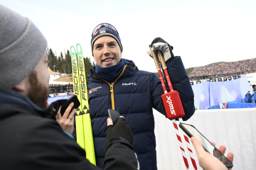 William Poromaa vill förbereda sig för Tour de Ski geom att vara hemma. Han startar inte vid Världscupen i Davos. Fredrik Sandberg / TT