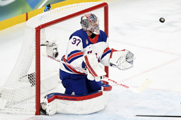 Connor Hellebuyck. fullkomligt omöjlig att överlista, Foto: TT
